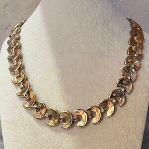 Vintage 'C' Link Collar Chain Necklace